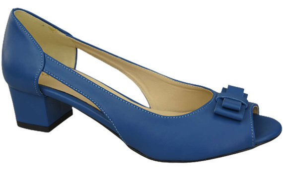 Damenschuhe Sandalen Blau Naturleder 145 ElitaBut