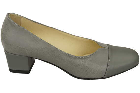 Damenschuhe Pumps Naturleder 164 Grau ElitaBut