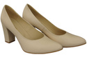 Damenschuhe Beige Pumps, Naturleder 170 ElitaBut