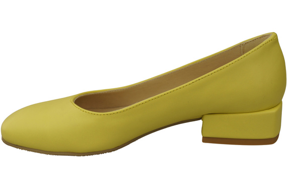 Bequeme Frauen Schuhe Zitrone Flats Natural Leder 204 ElitaBut