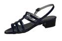 Damenschuhe Sandalen mit flachem Absatz Marineblau 622 ElitaBut