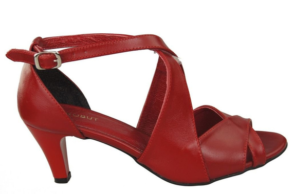 Damenschuhe Sandalen Rot Naturleder 130 ElitaBut