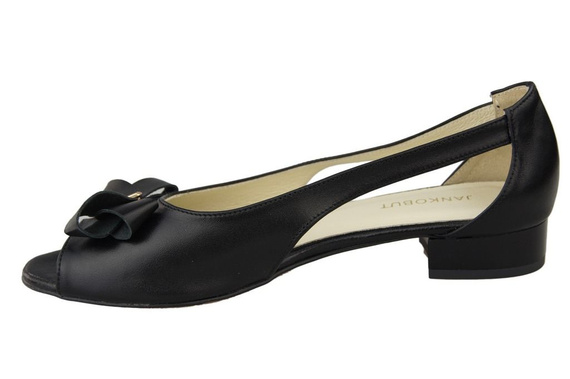 Schuhe Damen Sandalen Schwarz Naturleder 994 ElitaBut