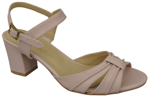 Damenschuhe Sandalen Rosa Puder Naturleder 168 ElitaBut