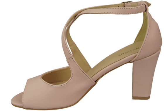 Damenschuhe Sandalen Rosa Puder Naturleder 186 ElitaBut