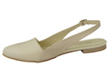 Schuhe Damen Sandalen Beige Naturleder 996 ElitaBut