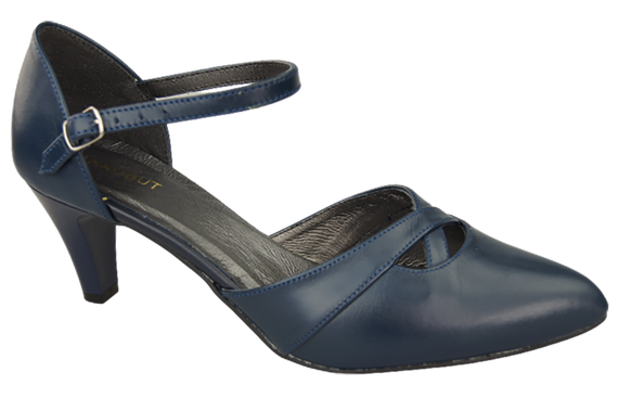 Damenschuhe Sandalen Marineblau Naturleder 151 ElitaBut