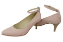 Damenschuhe Pumps Rosa Puder Naturleder 997 ElitaBut
