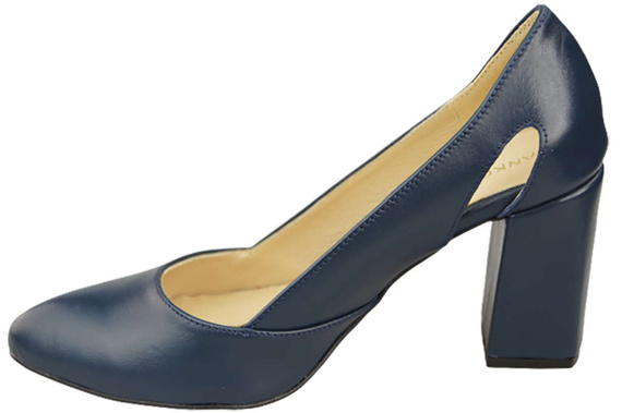 Damenschuhe Pumps Marineblau Naturleder 184 ElitaBut