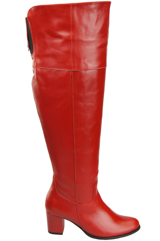 Footwear Overknee-Stiefel für Damen, Naturleder 190 Red ElitaBut