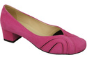 Damenschuhe Pumps, natürliches Wildleder, Fuchsia 786 von ElitaBut