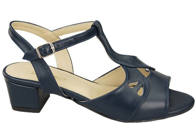 Damenschuhe Sandalen Marineblau Naturleder 169 ElitaBut