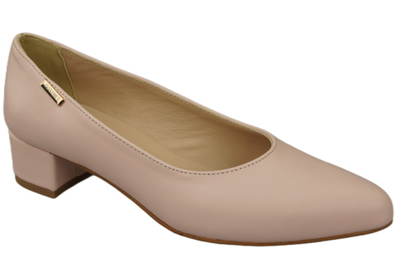 Damen Pumps Puderrosa mit niedrigem Absatz zeitlose Eleganz und Komfort 220 ElitaBut