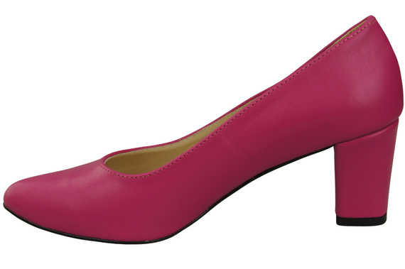 Klassische Glatt Damen Purpurfarbig Naturleder Schuhe 213 ElitaBut