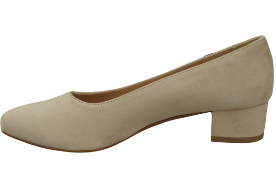 Bequeme Damen-Schuhe Beige aus echtem Veloursleder 220 Z ElitaBut