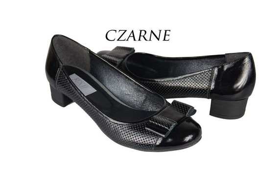 Damenschuhe Pumps, Naturleder, Schwarz 707 ElitaBut