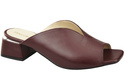 Damen Schuhe Absätze Flip Flops Burgund Naturleder 210 ElitaBut