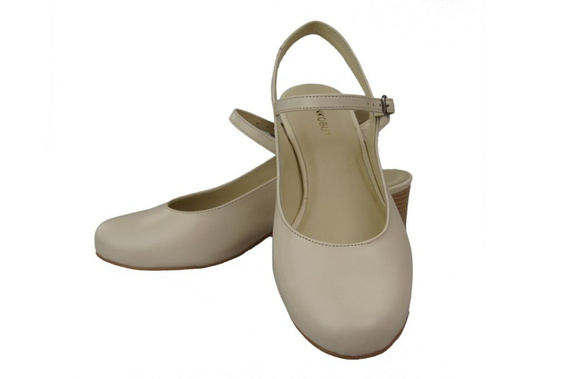 Damenschuhe Sandale Beige Naturleder 108 ElitaBut