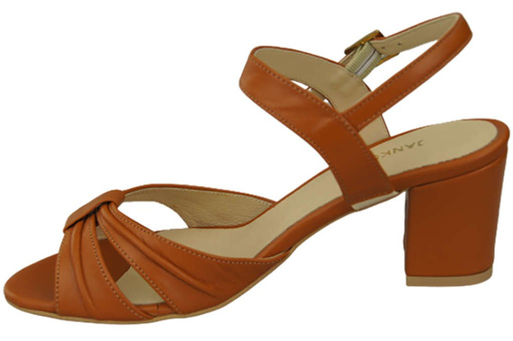 Damenschuhe Sandalen Rot Naturleder 168 ElitaBut