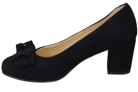 Damenschuhe Pumps Schwarz Natürliches Wildleder 163 ElitaBut