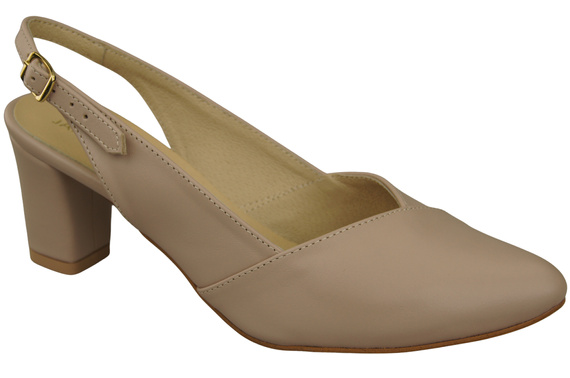 Damen Footwear Cappuccino Blass Stiletto Sandalen Natural Leder 217 ElitaBut