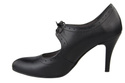 Damenschuhe Pumps, Naturleder, schwarz 553 ElitaBut