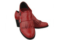 Damenschuhe, Naturleder, Rot 985 ElitaBut