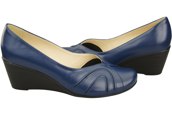 Damen Schwarz Naturleder Gestiefelte Marineblau 828 ElitaBut