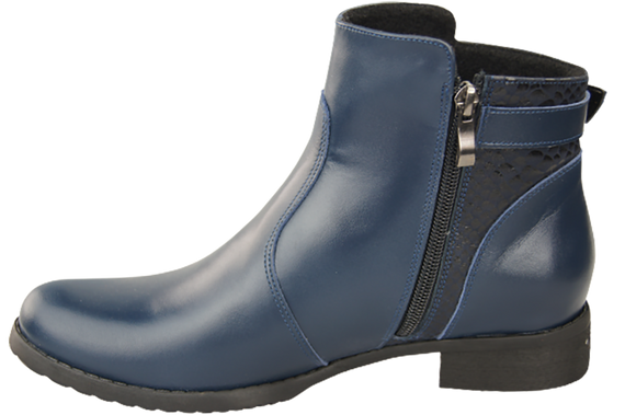 Winterstiefel für Damen, Naturleder, Marineblau 156 von ElitaBut