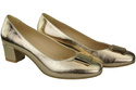 Damenschuhe Pumps Naturleder 187 Gold ElitaBut