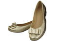 Damen Ballerinas Naturleder Gold 702 ElitaBut