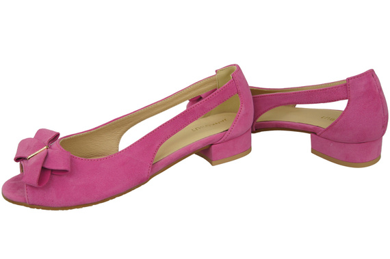 Schuhe Damensandalen Fuchsia Naturleder Wildleder 994 Kombination aus Stil und Komfort ElitaBut
