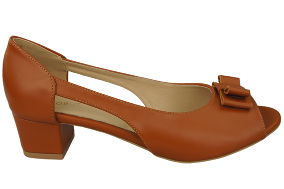 Damenschuhe Sandalen Rot Naturleder 145 ElitaBut