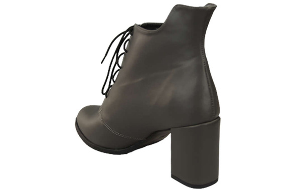 Damen Schnürstiefel Frühling/Herbst Naturleder Graphit 174 L ElitaBut