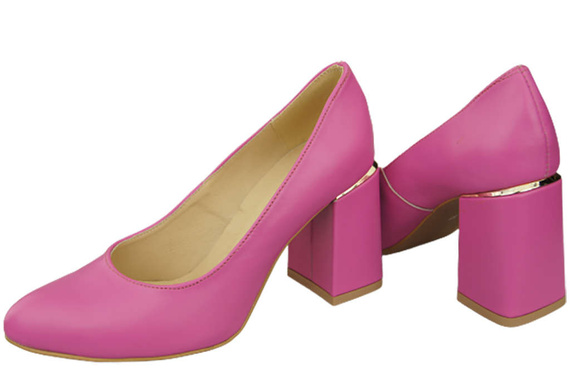 Damenschuhe Pumps Fuchsia Naturleder 179 ElitaBut