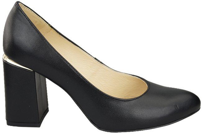 Damenschuhe Pumps Schwarz Naturleder 179 ElitaBut