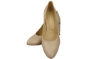 Damenschuhe Cappuccino Pumps Helles Naturleder 179 ElitaBut