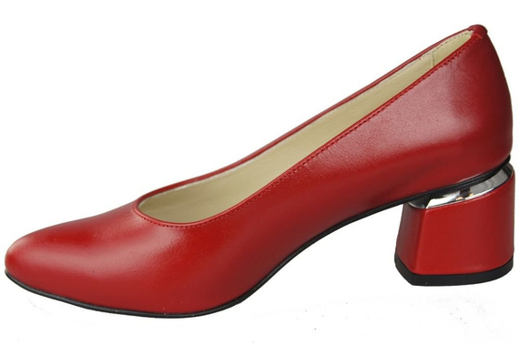 Damenschuhe Rote Pumps, Naturleder 143 ElitaBut