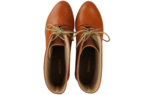 Damenstiefel Frühling/Herbst, Naturleder, Rot, 155 L, ElitaBut