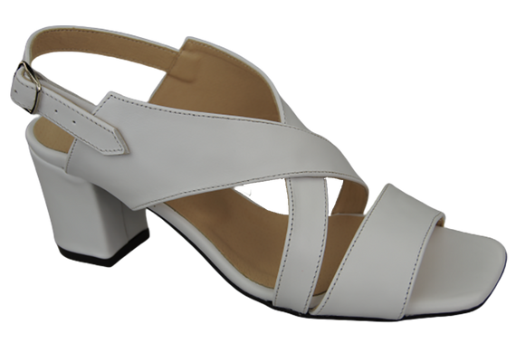 Damenschuhe Sandalen Weiß Naturleder 149 ElitaBut
