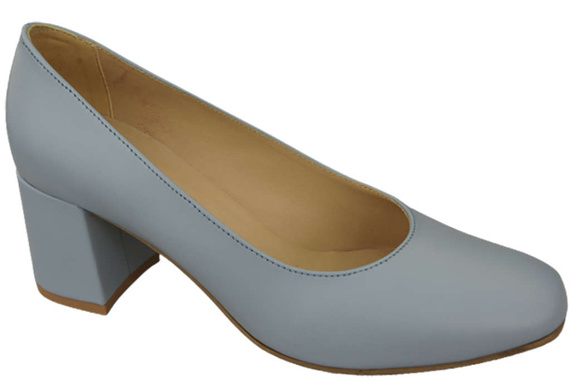 Damenschuhe Pumps Naturleder 171 Hellblau ElitaBut