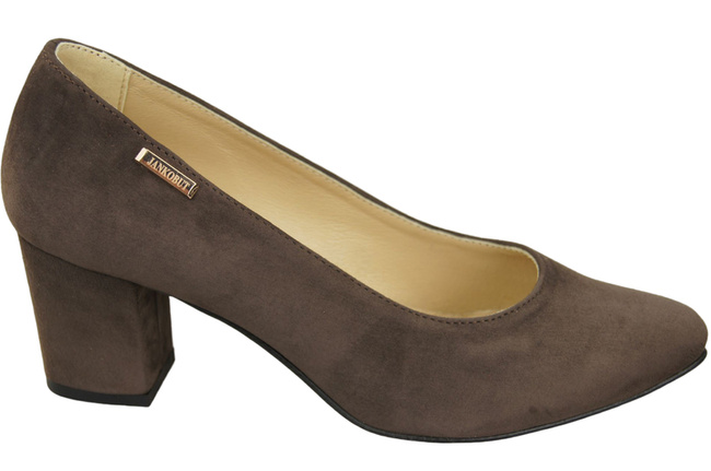 Damenschuhe Schokoladenpumps Natürliches Wildleder 106 ElitaBut