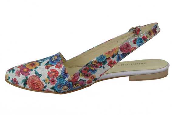 Schuhe Damen Sandalen Flower 2 Naturleder 996 ElitaBut