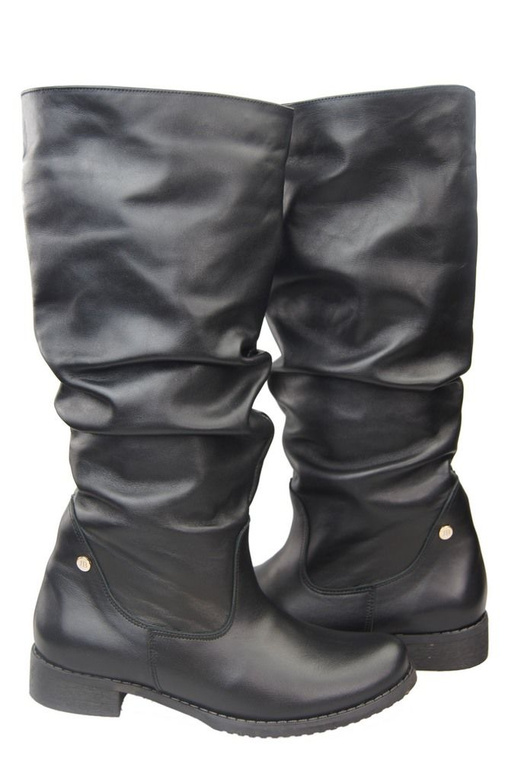 Schuhe Damenstiefel, Stiefel, Naturleder 123 Schwarz ElitaBut