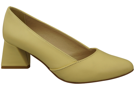 Damen Pumps Banane Echtleder Spitz Zehen Absatz ElitaBut 221