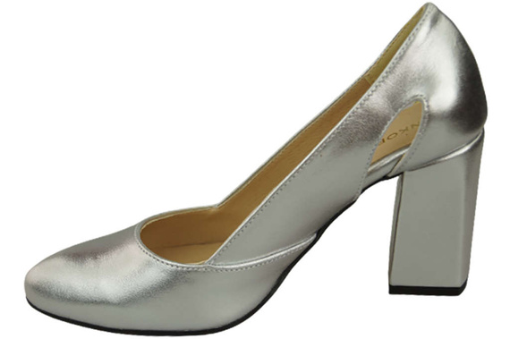 Damenschuhe Silber Pumps Naturleder 184 ElitaBut