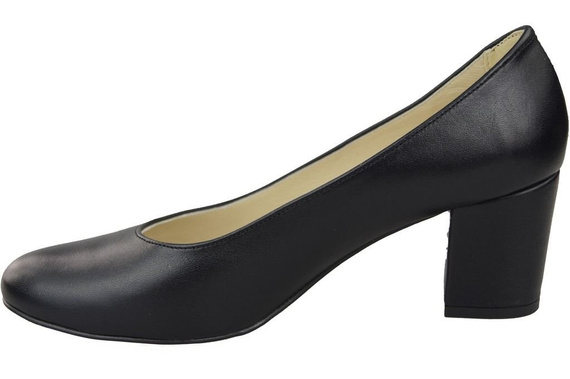 Damenschuhe Pumps Schwarz Naturnarbenleder 125 ElitaBut