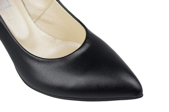 Damenschuhe Pumps Naturleder Schwarz 816 ElitaBut