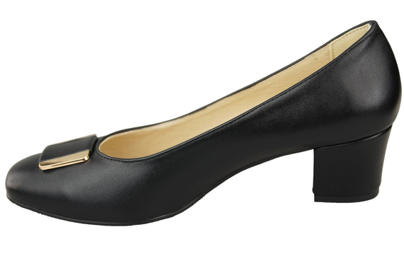 Damenschuhe Pumps Naturleder 187 Schwarz ElitaBut