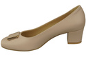 Damenschuhe Pumps Naturleder 187 Cappuccino Bright ElitaBut
